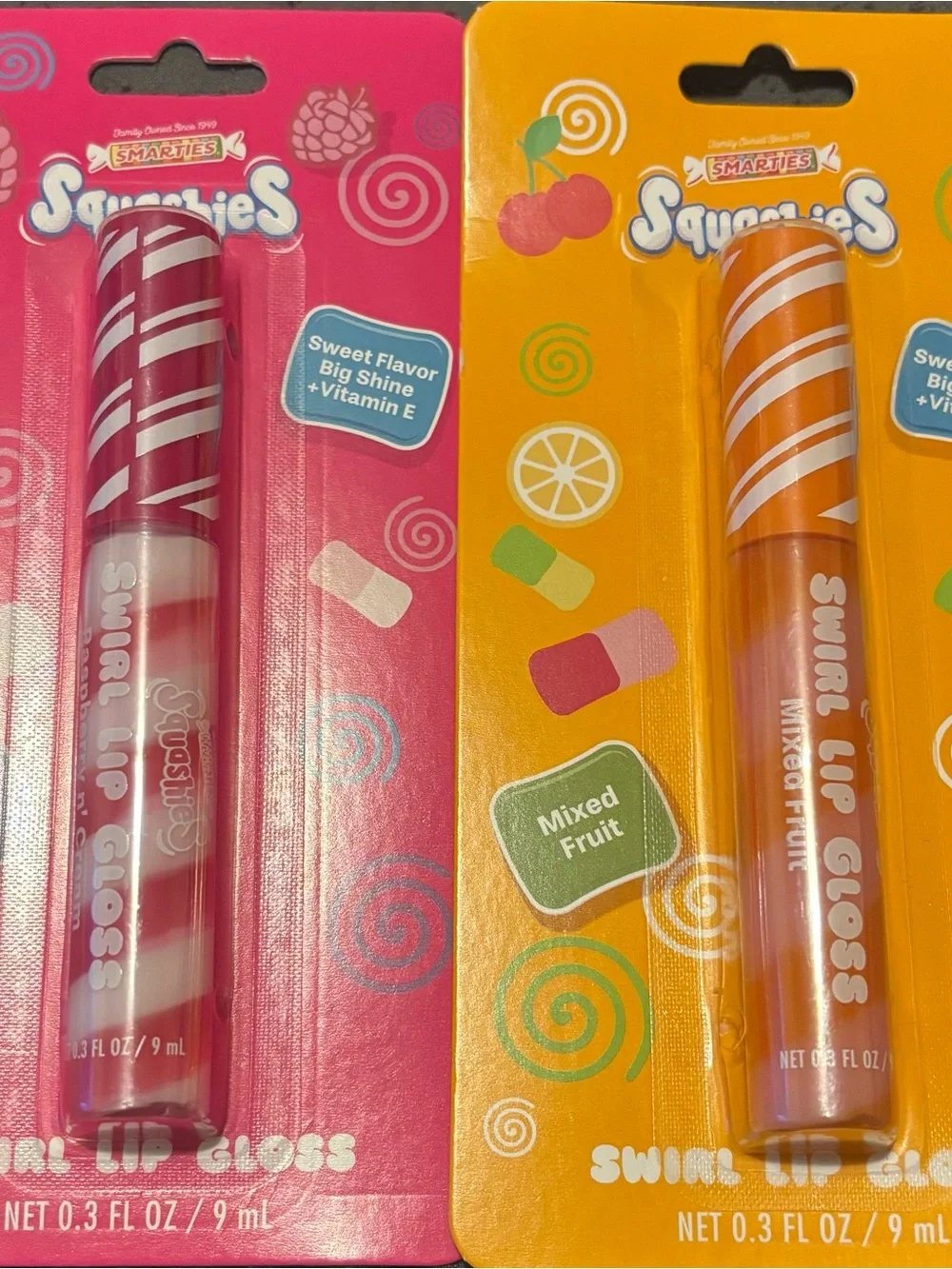 Swirl Lip Gloss - Pink & Orange (2-Pack)